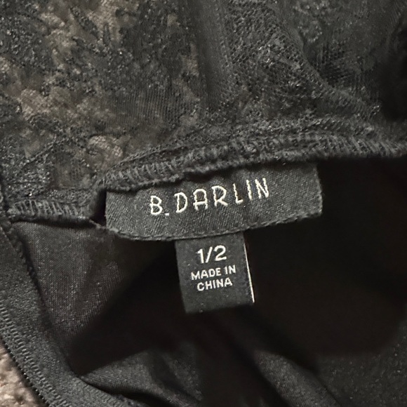 B Darlin Black Sequin Midi Dress - Picture 4 of 4